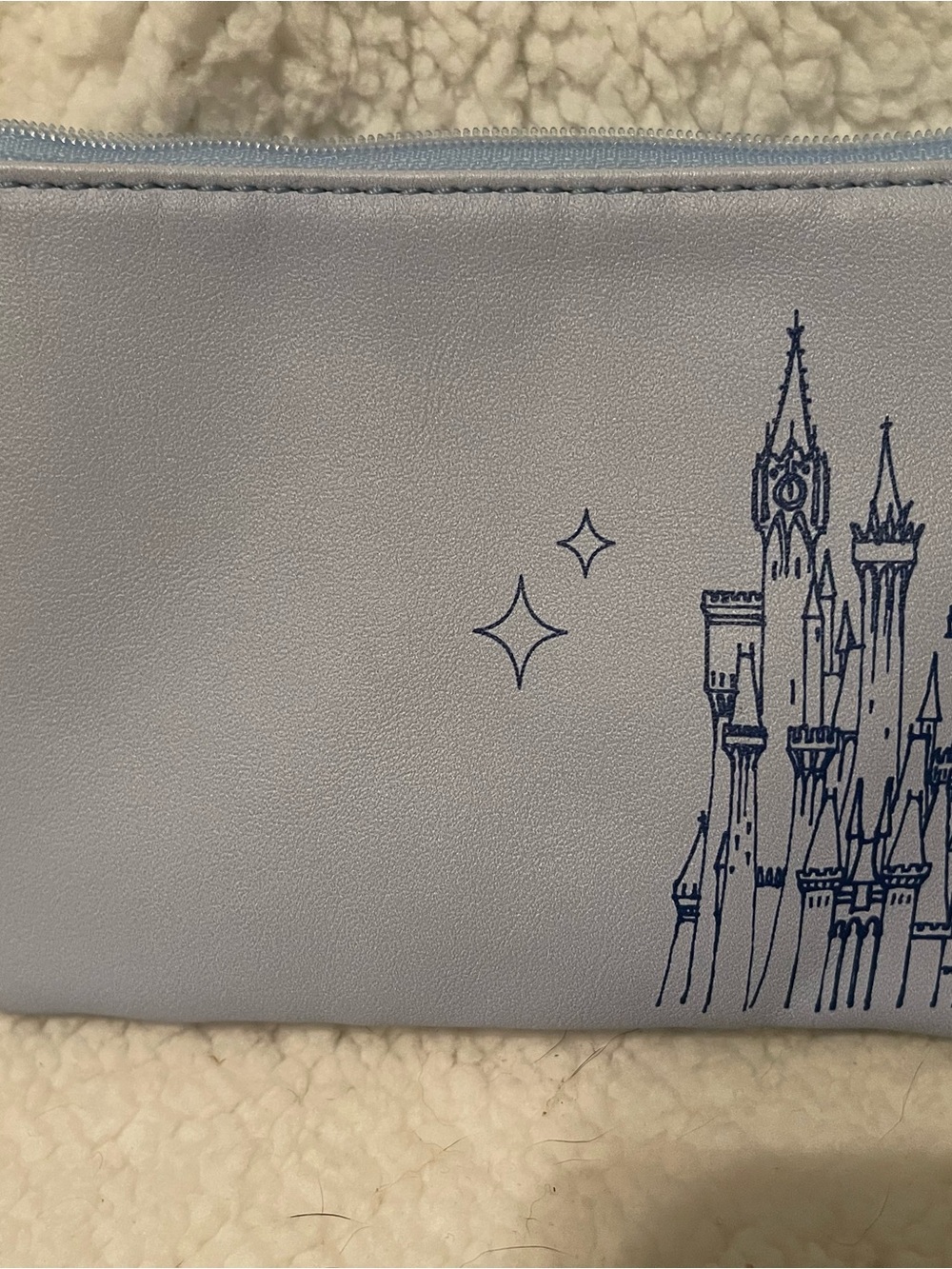Disney Cinderella Cosmetic Pouch Set in Light Lavender and Navy - Picture 6 of 8
